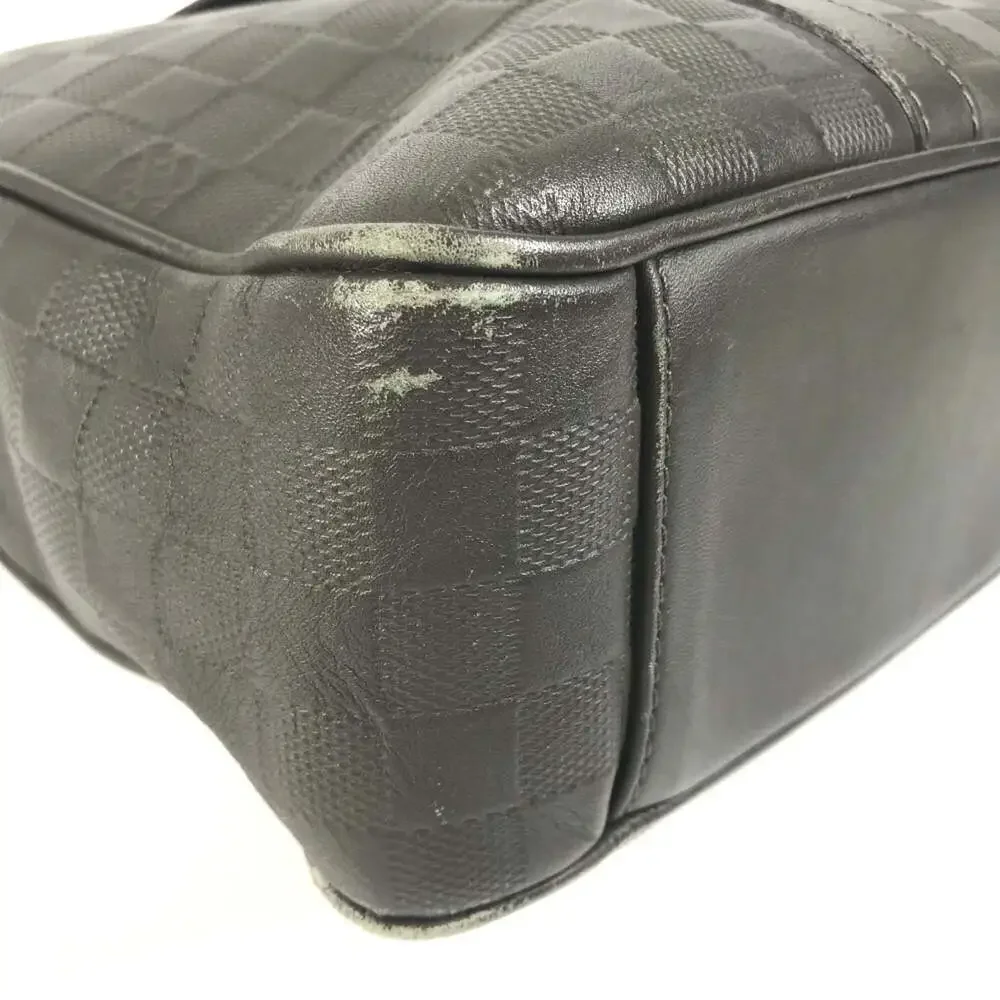LOUIS VUITTON Authentic Brown Damier Leather Tote Bag